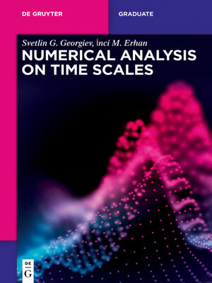 cover image of Numerical Analysis on Time Scales